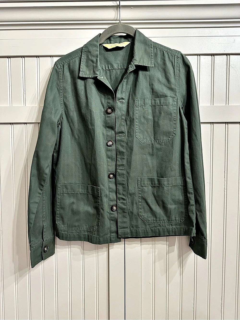 Roebuck & Co. Olive Cotton Utility Jacket Size XS